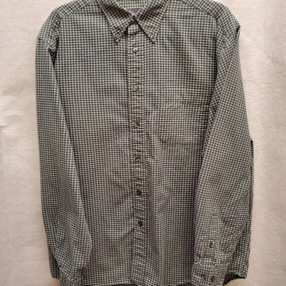 Eddie Bauer Plaid Check Men's Long Sleeve Shirt in Size M - Picture 1 of 5